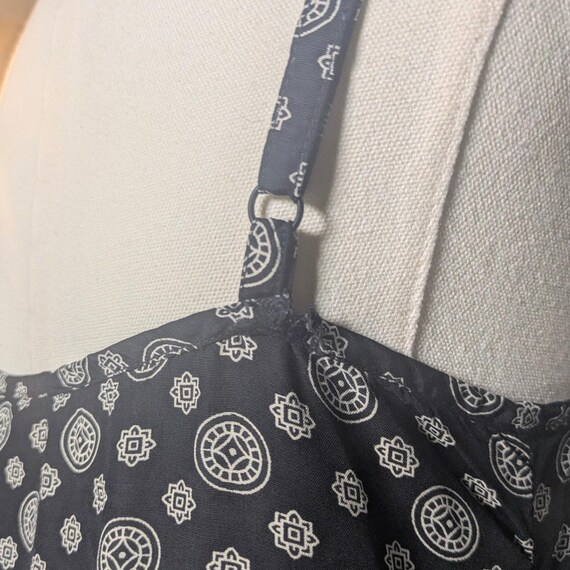 Vintage 90s Banana Republic Black White Geometric Rayon Slip Dress and Robe  Set - Etsy