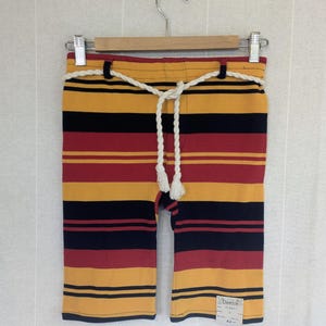 Vintage 60s Deadstock swim trunks Campus Original primary colors striped Jammers