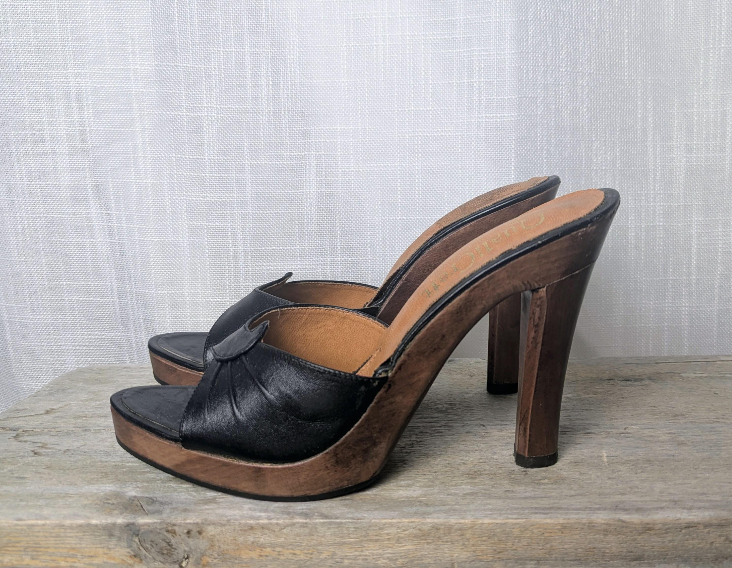 Coldwater Creek Walking In Loose Slingbacks High Heel Slides