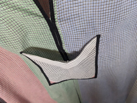 Bugaboo 70s cotton flare sleeve blouse geometric … - image 4