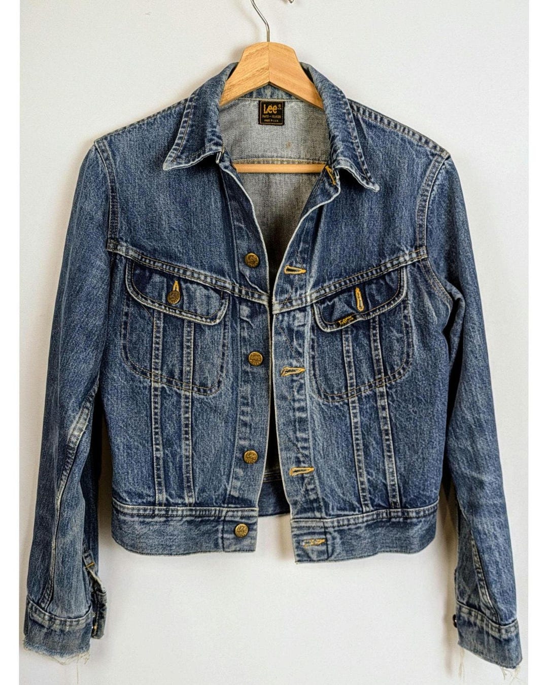 1970's Lee Riders Fitted Denim Jacket, True Vintage Worn in
