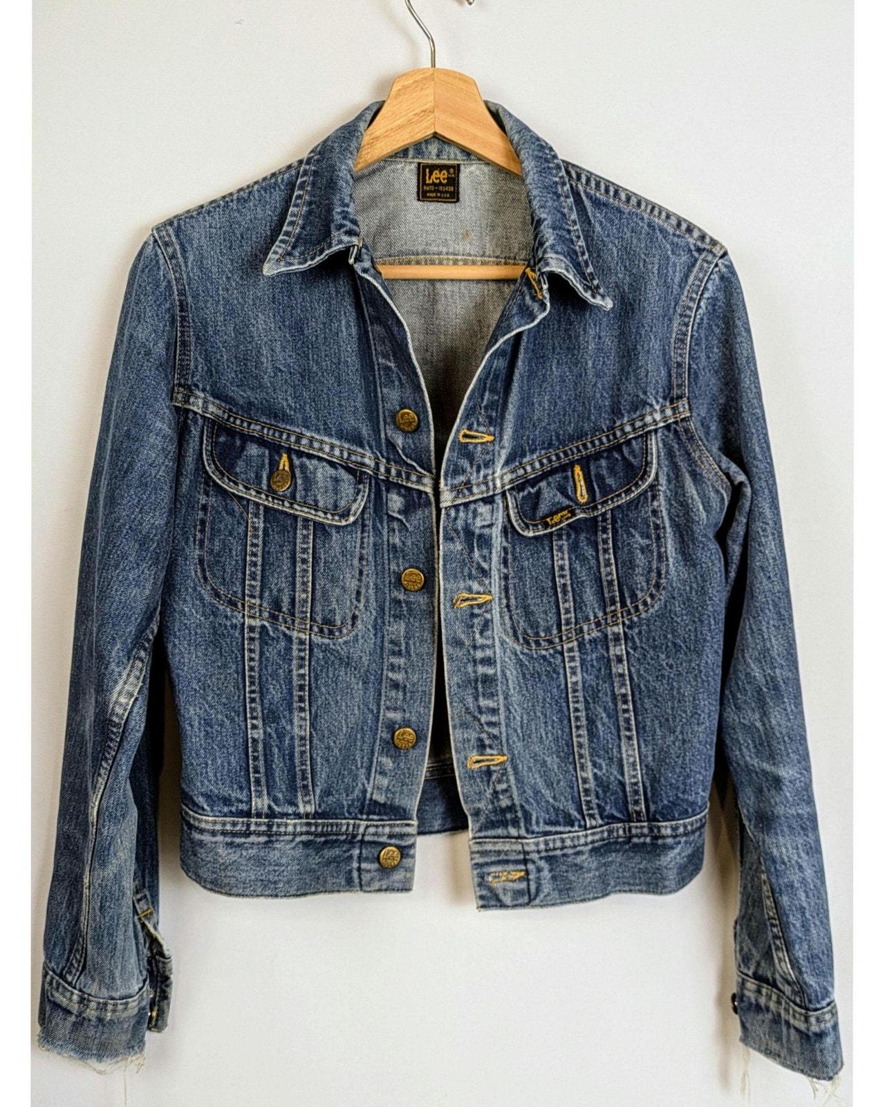 ジャケット・アウター 70s Lee denim tailored jacket 1970s Lee Denim Jean Jacket - Etsy