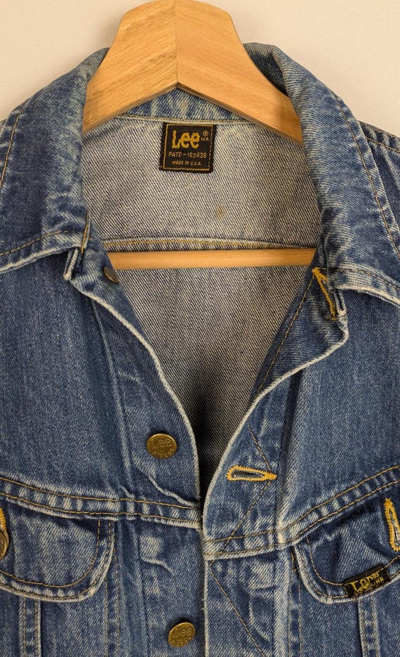 1970's Lee Riders Fitted Denim Jacket, True Vintage Worn in