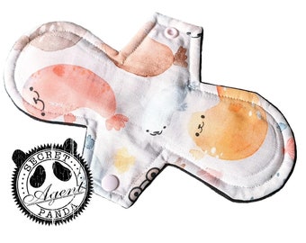 Watercolor Seals - EcoFriendly Reusable Cloth Pad