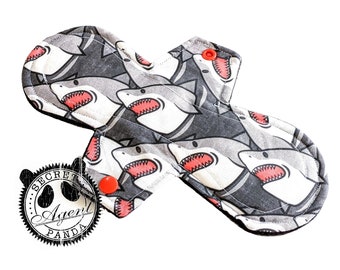 Shark Attack - EcoFriendly Reusable Cloth Pad