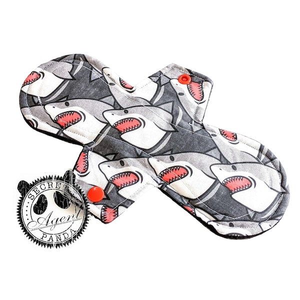 Shark Attack - EcoFriendly Reusable Cloth Pad