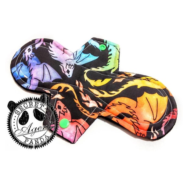 Dragon Fire Rainbow - EcoFriendly Reusable Cloth Pad