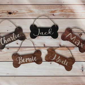 Custom Dog Bone Ornament - Urn Name Tag