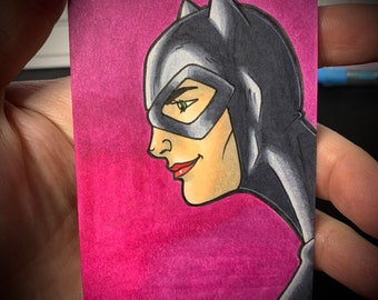 Catwoman Sketch Card