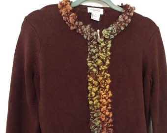 Loop Yarn Cardigan - Etsy