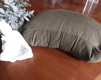 Meditation/ Yoga Floor Cushion Zafu Designs 15" Buckwheat Hulls