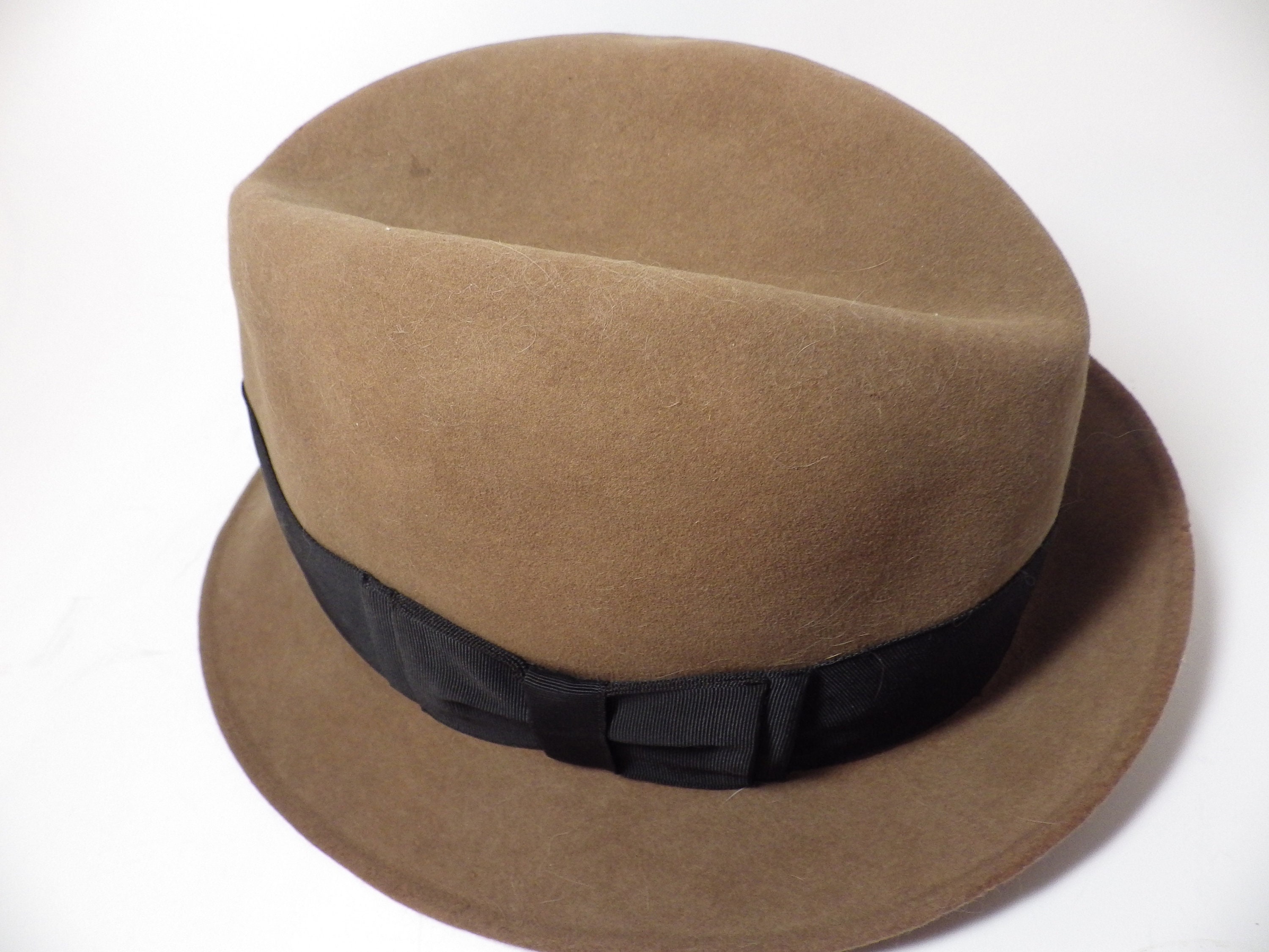 Vintage Saks Fifth Avenue Merlot Mohair Fedora? 1960s Vintage Fedora Hat SAKS Fifth Avenue 21.5 main image 2