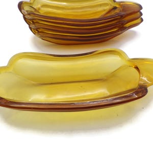 4 Vintage Indiana Glass / Banana Split Gerichte / Eisbecher