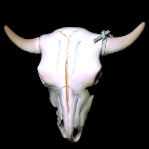 Vintage/ Ceramic Steer Skull/ Southwestern/ Bull/ Cow/ Wall Hanging