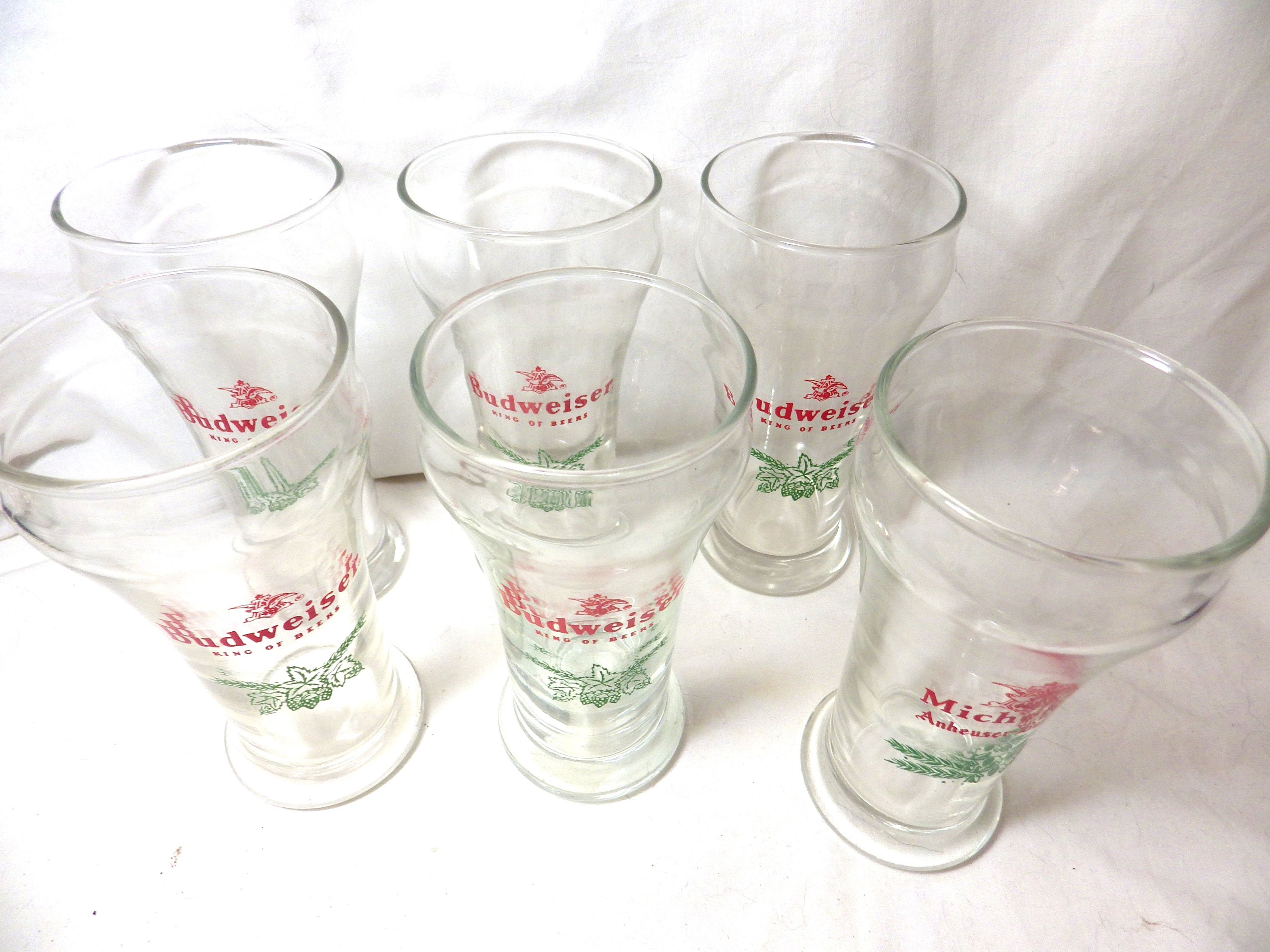 Lot of (2) 1996 California Small Brewers Festival Pilsner Beer Glasses  Excellent