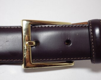 Brooks Brothers Shell Cordovan Belt (黒) Cordovan Belt