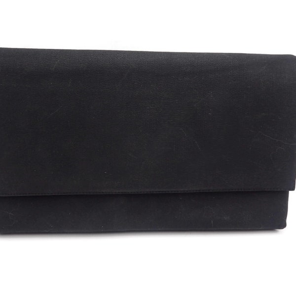 Vintage Black Clutch/ Saks Fifth Avenue/ True Vintage/ Evening Bag