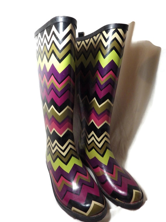 Vintage Missoni/ Girls Youth Boots/ Wellingtons/S… - image 2