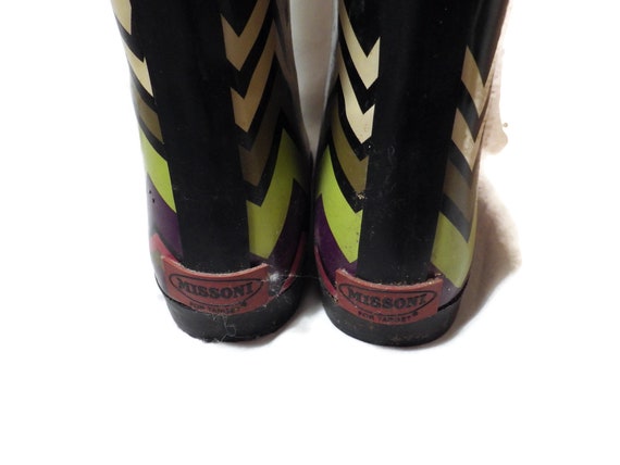 Vintage Missoni/ Girls Youth Boots/ Wellingtons/S… - image 4