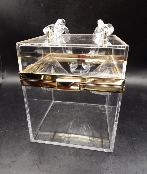 Cube clutch bag outlet