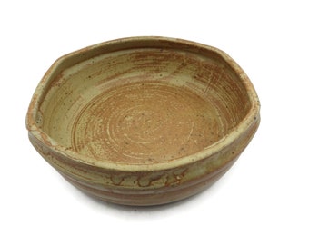 Studio Pottery Bowl/ Serving/ "S" Mark