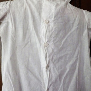 1940s Vintage White Christening Gown Baptism White Eyelet Long Ruffles ...