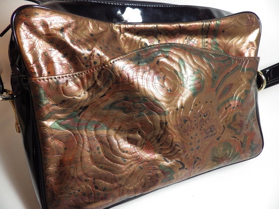1970s Vintage Robert Bestien Leather Handbag Shou… - image 3