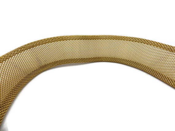 Vintage Gold Metal Mesh Belt/ 29" - 33"/ Ladies - image 3