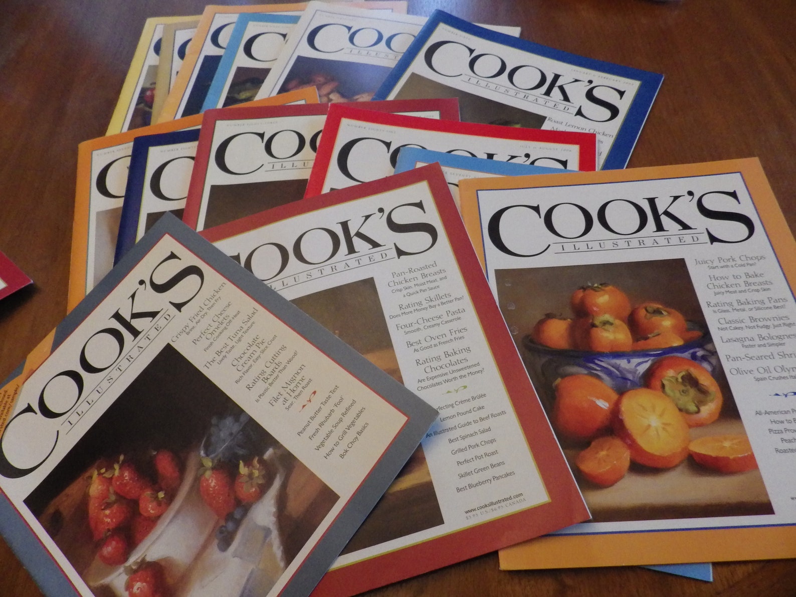 Back Issues 57 Cooks Illustrated Magazines and 19932002 Etsy France