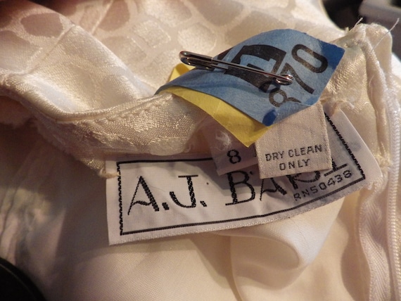 1980s Vintage Cocktail Prom Party Dress A J Bari … - image 10