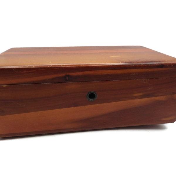 Vintage LANE Cedar Chest/ Jewelry Box/ Wolfe Furniture Co