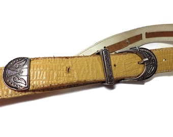 Vintage Milor genuine leather belt Size 31 Vintage Milor Genuine Leather Belt Size 31 Made in Hong Kong  main image 3