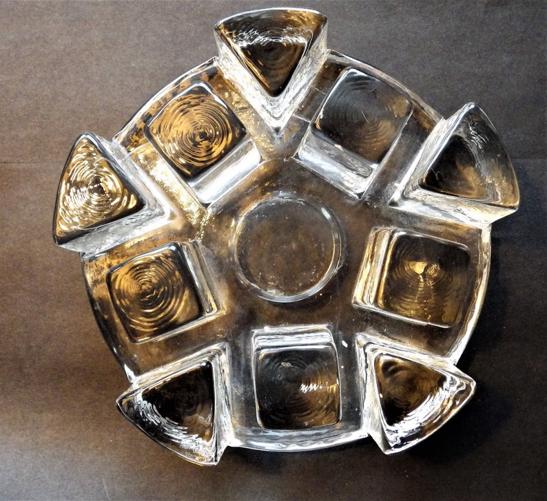 Mid Century/ Danish Modern/ Glass Candle Warmer/tea Pot /plate Etsy