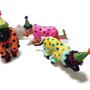 3 Party Animals/ Cake Decorating/ Party Favors/ Panther/ Gorilla/Tiger