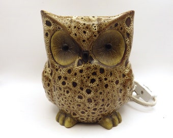 Ceramic Owl Nightlight/ Wax Warmer/Lamp/ Intertek/ No Saucer