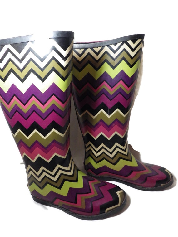 Vintage Missoni/ Girls Youth Boots/ Wellingtons/S… - image 1