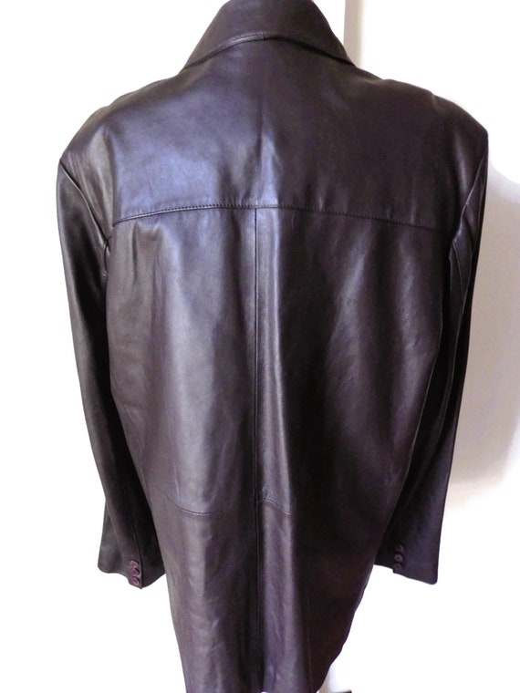 Vintage LA Leather California Jacket/ Size 44 R/ … - image 5
