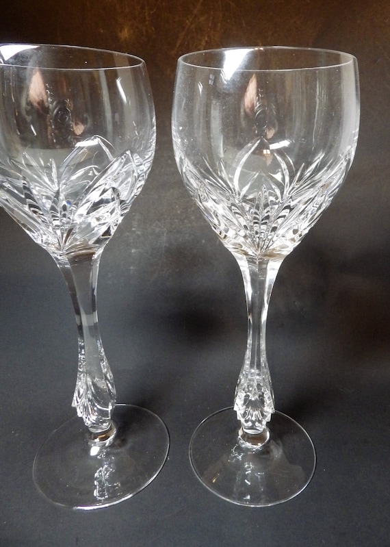 tiffany crystal wine glasses