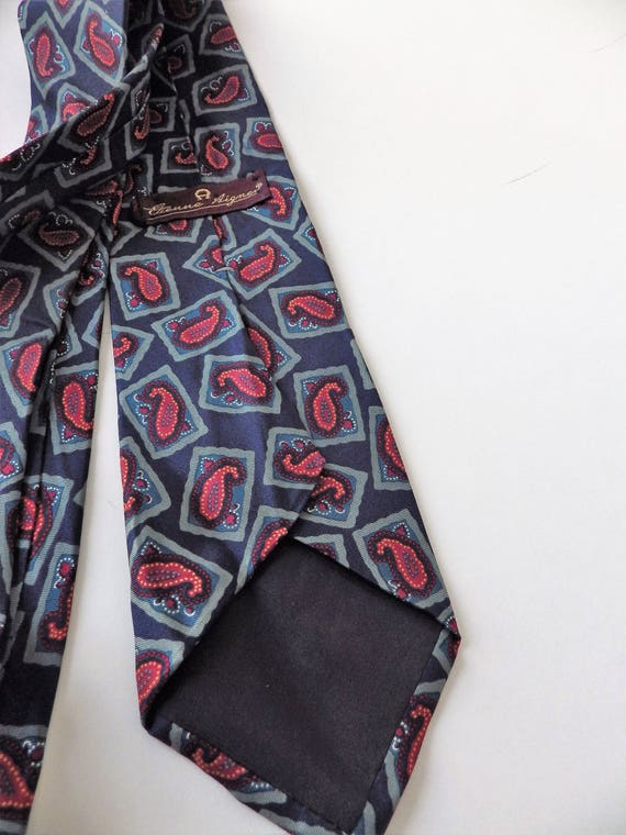 1980s Etienne Aigner Mens Necktie Silk Tie Design… - image 4