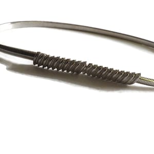 Vintage Silber Metall Stretch Gürtel / Mode Gürtel