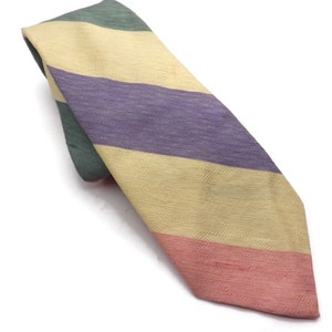 Vintages Tie/ Britches of Georgetown/ Diagonal Stripe/ All Silk/ Necktie/ Italy