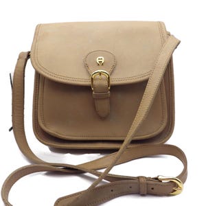 Vintage Etienne Aigner Saddlebag Purse/ Shoulderbag/ Crossbody