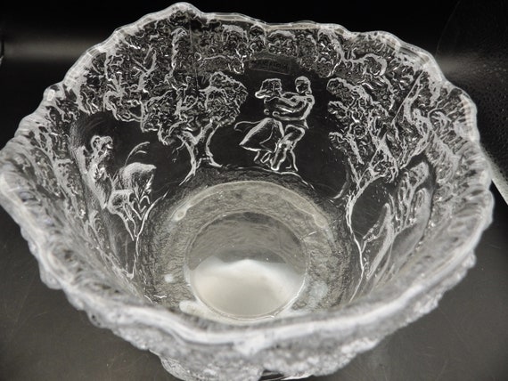 KOSTA BODA Rhapsody Bowl/ Crystal/dancing Couple - Etsy