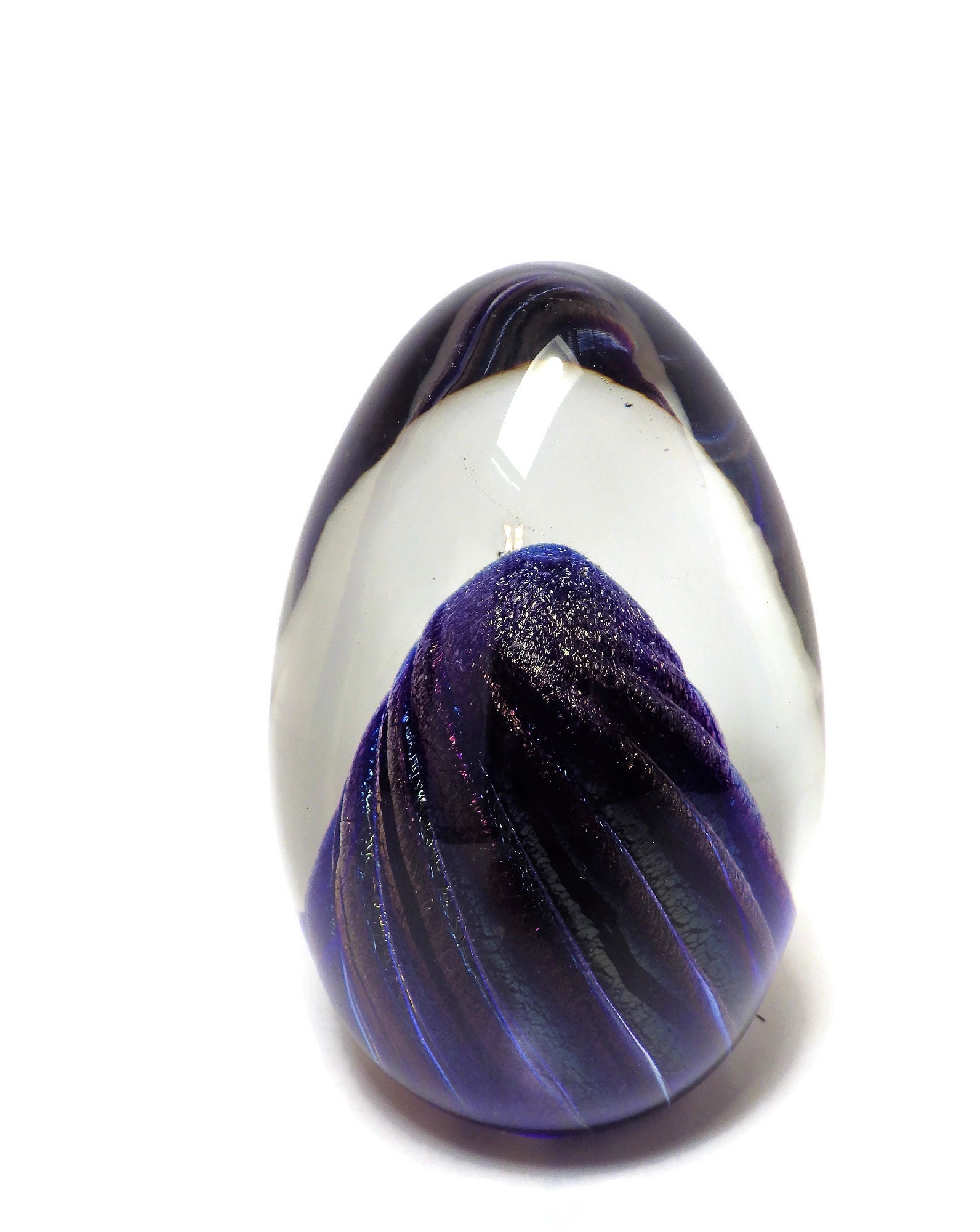 Shattered Glass Paperweight 1984