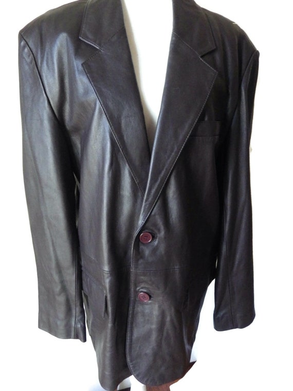 Vintage LA Leather California Jacket/ Size 44 R/ B