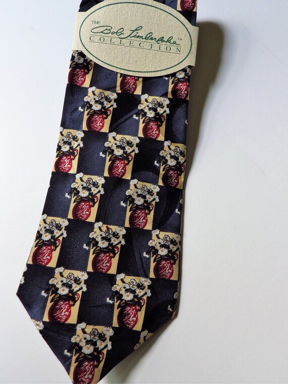 1990s Vintage Necktie Tie Bob Timberlake Silk New 