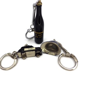 Keychains/ Bag Charms/ Three London/ England/Taxi/ Guinness Beer/ Bobby Hat image 4