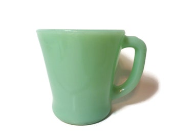 Jadeite Fire King Mugs D Handle Oven Ware "D" Handle