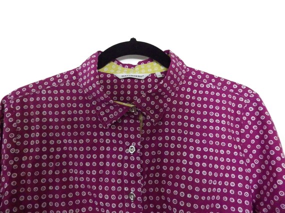 Vintage MERIMEKKO Cotton Shirt Jokapoika Button F… - image 4