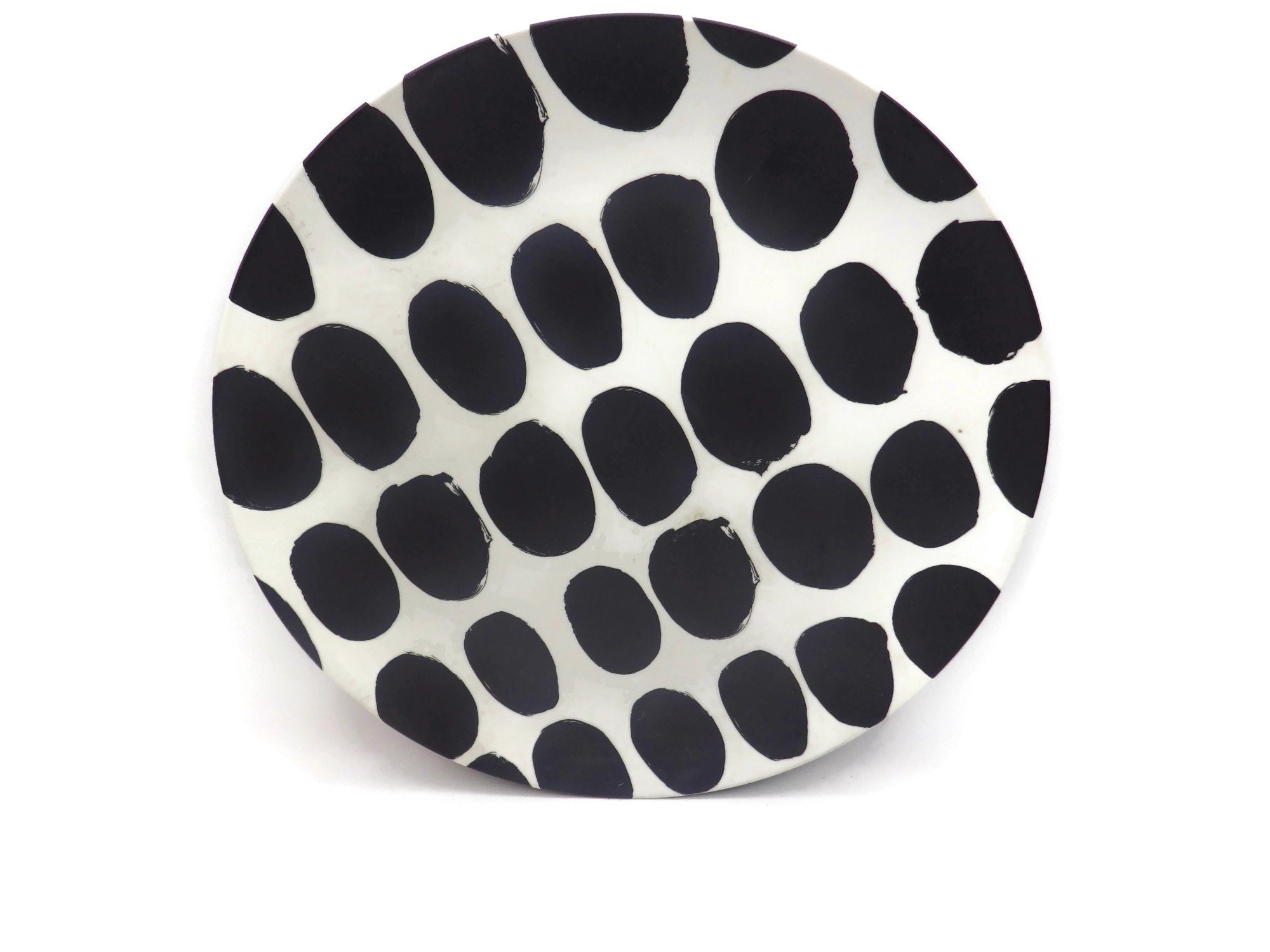 Marimekko Dinner Plate/ Target/ Melamine/ Koppelo/ Black & White